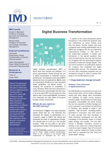 IMD Digital Business Transformation