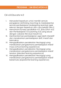 Program UM Educator 4.0: Ciri-ciri Pendidik Era Digital