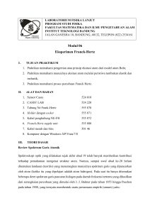 Modul Praktikum Eksperimen Franck-Hertz