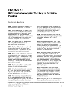 differential analysis solutions manual