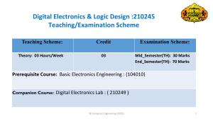 UNIT I  II Logic Design