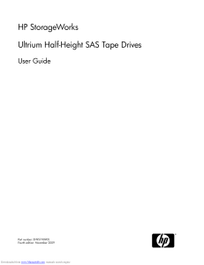 Ultrium Half-Height SAS Tape Drives
