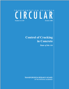 Control of Cracking in Concrete: State of the Art