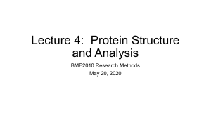 Lecture 4  Protein folding and protein Analysis-DESKTOP-QMCJEK9