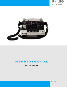 Philips HeartStart XL - Service manual