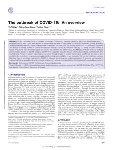 The outbreak of COVID 19  An overview.3