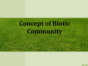 Biotic Community