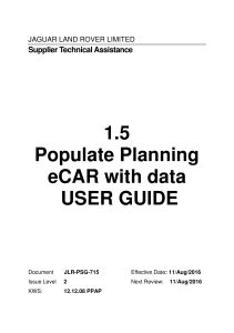 1.5 Populate Planning eCAR UG v8docx