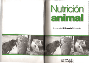 NUTRICION ANIMAL ARMANDO SHIMADA
