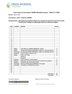 Lwinde February 2021 time sheet