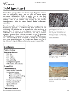 Fold (geology) - Wikipedia