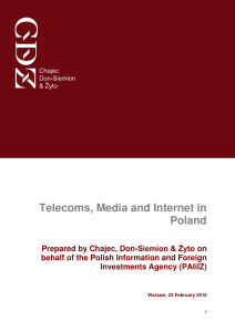 Telecoms, Media and Internet in Poland - CDZ