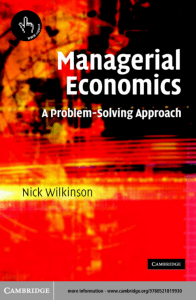 0 - Text book Managerial Economics- A Problem Solving Approach