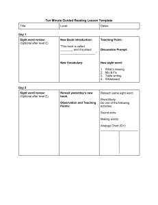 Copy of 10 minute GR Lesson Template
