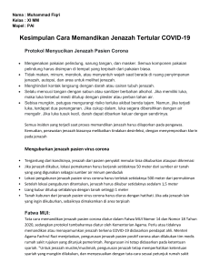 Kesimpulan cara memandikan mayat COVID 19 (1)