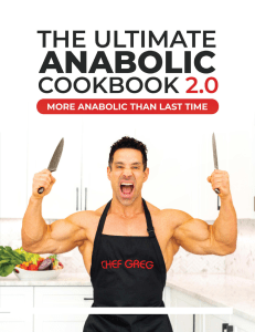 The Ultimate Anabolic Cookbook 2.0 by Greg Doucette