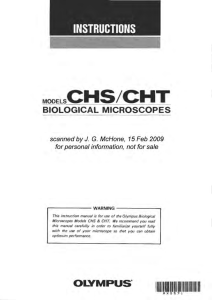 CHS CHT instructions-OLYMPUS-microscope
