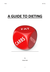 A Guide to Dieting
