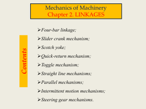 mechanics of machinery lect 2