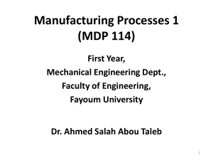 04) Manufacturing Processes 1