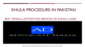 Khula in Pakistan - Prepare Khula Papers in Pakistan For Divorced (2021)