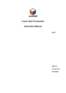 Armfield HT11 Issue 12 Manual