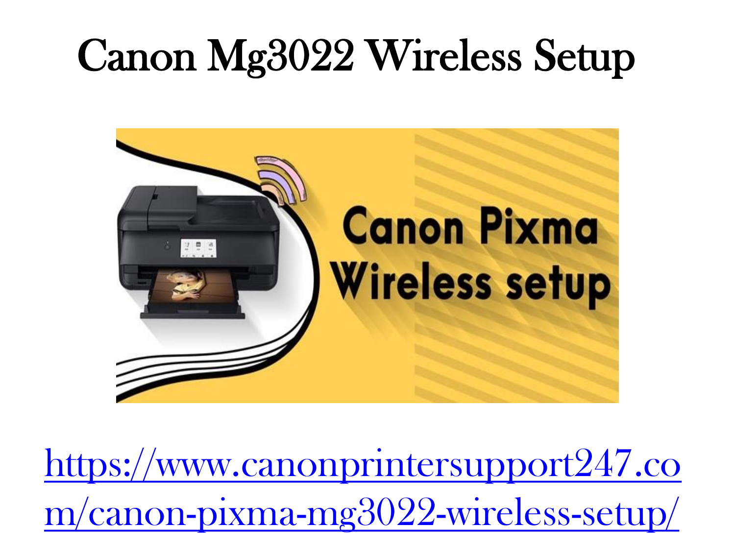canon mg3022 wireless setup mac