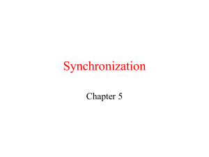 ch5-synchronization