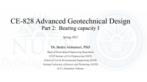 CE-824 AGD-part 2- Bearing capacity I