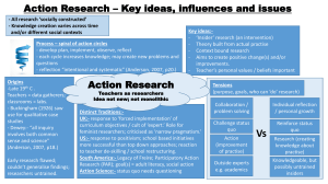 Action Research  Ideas and influences