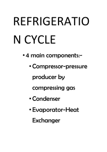 Regfrigeration Cycle