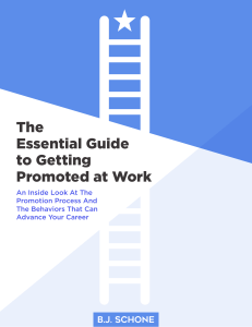 The Essential Guide to Getting Promoted at Work v1