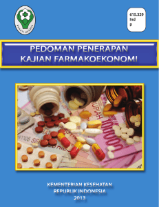 Pedoman Penerapan Kajian Farmakoekonomi