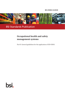 BS 45002-0:2018: OH&S Management System Guidelines