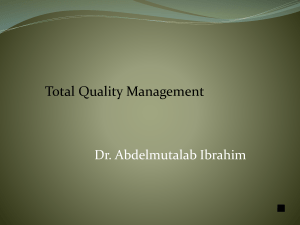 Total Quality Management Presentation