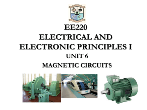 EE220 Magnetic Circuits