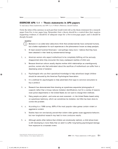 APA Test Review