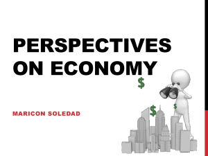 Perspectives on Economy