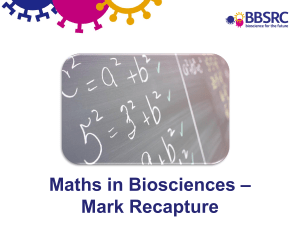 Mark-Recapture Method: Estimating Population Size