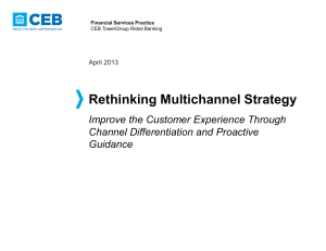 Rethinking Multichannel Strategy in Retail Banking