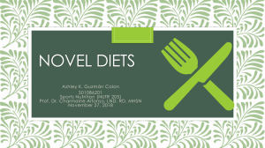 Novel Diets