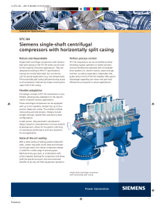 Siemens STC SH Axially Split Compressor Brochure