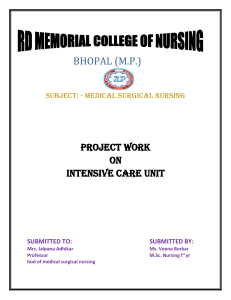 PROJECT oN-ICU