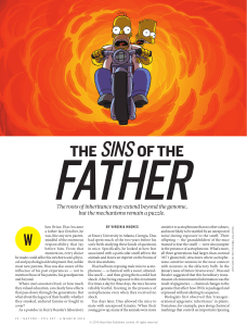the SINS of the father