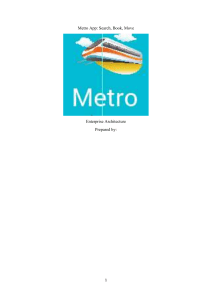 Metro App Enterprise Architecture Report