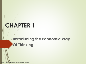 Economic Thinking: An Introduction to Agricultural Economics