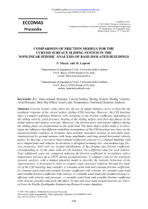 Friction Models for Seismic Analysis of Base-Isolated Buildings