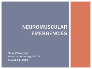 Neuromuscular emergencies PPTX