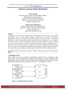 Database Systems Model