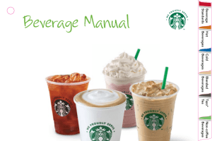 WPS Starbucks FY16 Beverage Resource Manual 031516